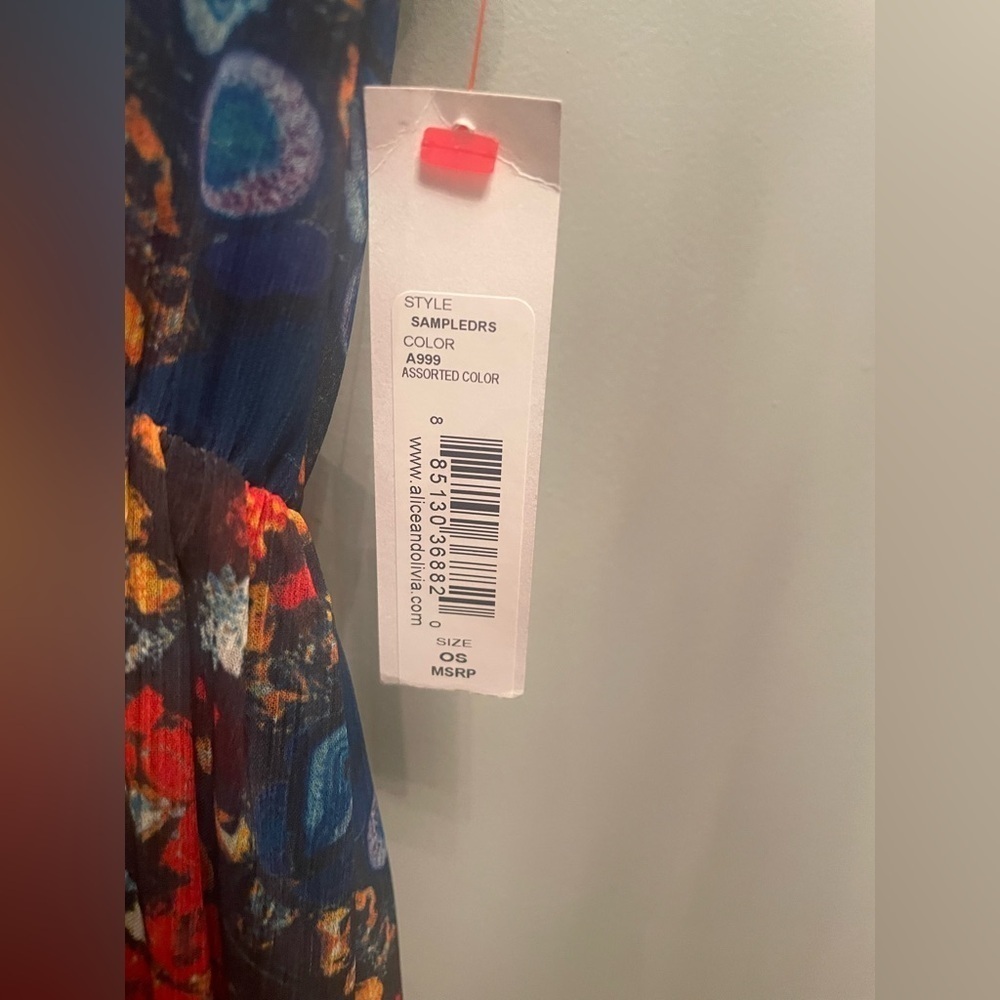 - Alice + Olivia Marianna Printed Button-front Maxi Dress- size 0 - Picture 7 of 10